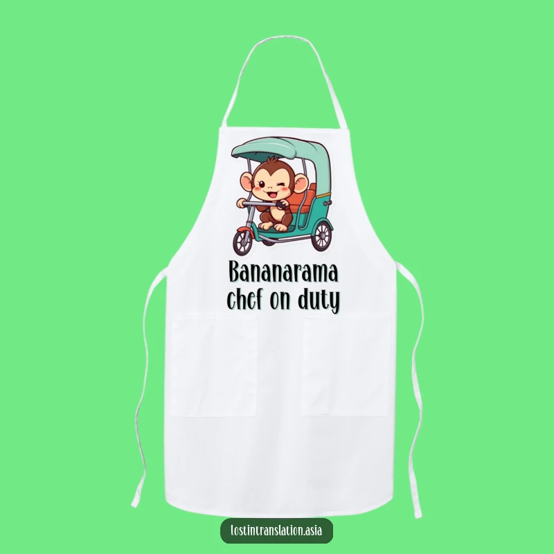 Funny Monkey Chef Apron - Cook Up Some Mischief!