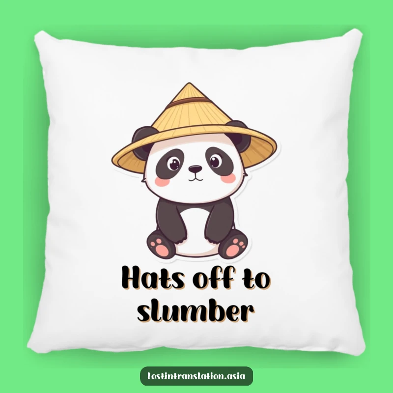 Funny Panda Pillow - Snuggle Up with Gentle Curiosity!