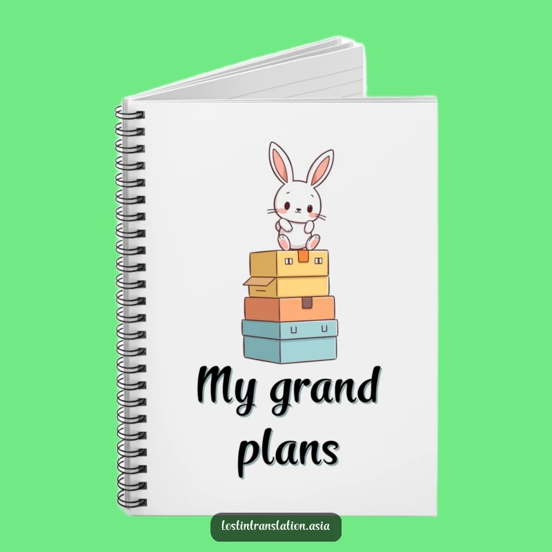Funny Rabbit Box Balancing Notebook - Hilarious Journal for Wild Ideas