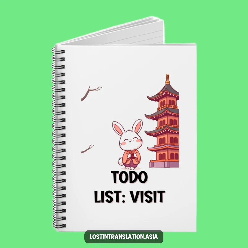 Funny Rabbit Kimono Notebook: Journal Your Thoughts with Eastern Charm!